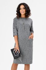 Платье Эстер (48-60) Serenada серый (Акция)
