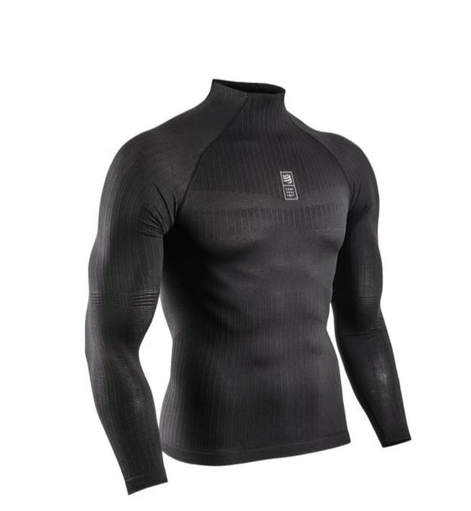 Компрессионка  Compressport 3D Thermo 50g LS Tshirt - black