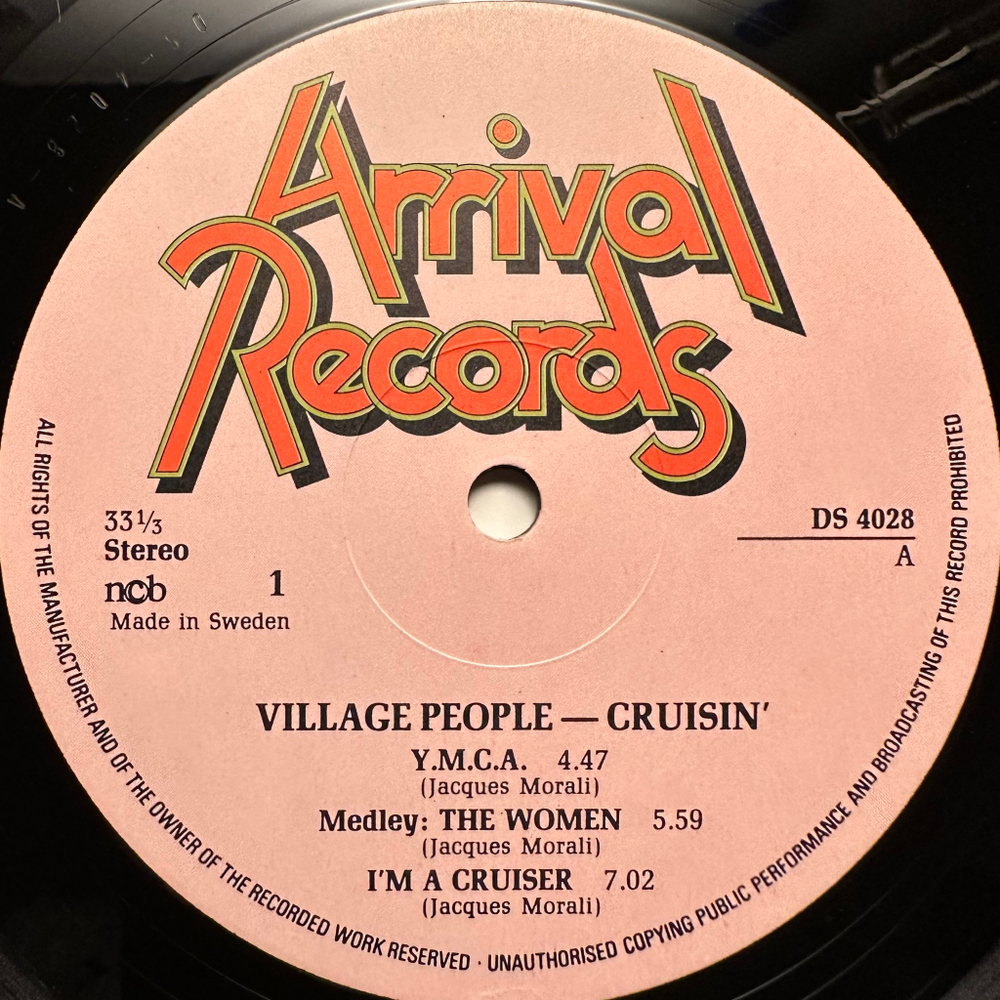 Village People - Cruisin' (Швеция 1978г.)