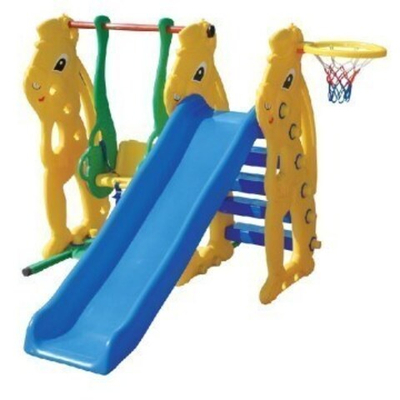 Горка-комплекс Pilsan Заяц баскетбольное кольцо и качели МС