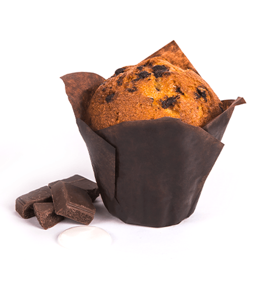 Маффин сливочный с шоколадом 90гр, 20 шт/кор