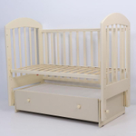 Кроватка детская Топотушки Дарина 6 маятник, слоновая кость