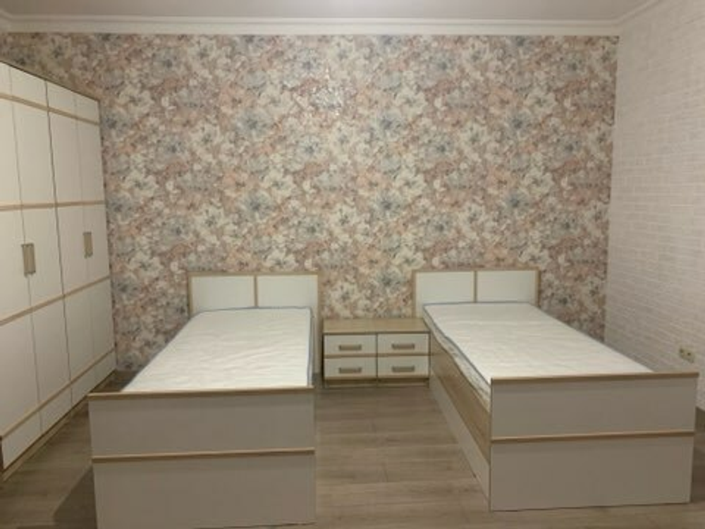 Кровать LIGHT Сакура дуб сонома/белый 900