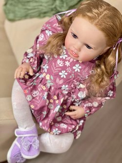 Кукла Реборн мягконабивная 60см в пакете (FA-599)