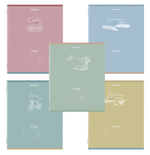 Тетрадь А5 24л. клетка "Pastel" обложка картон, 5 видов (BRAUBERG)