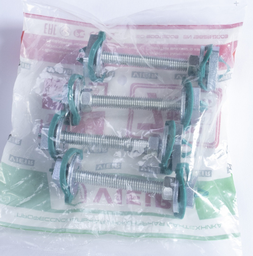 Шпильки с шайбами (М8) для монтаж. профиля  ViEiR  (120/4шт)