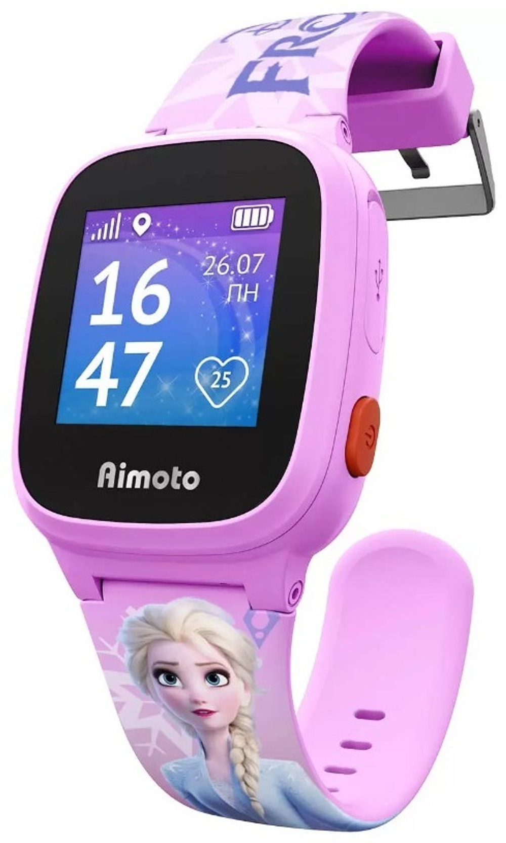 Смарт-часы Aimoto Disney Kid Mini Эльза розовый-розовый
