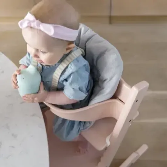 Стульчик для кормления STOKKE Tripp Trapp комплект 4 в 1 (Serene Pink)