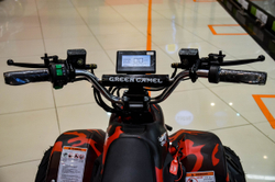 Квадроцикл детский аккумуляторный GreenCamel GOBI K70 (36V 800W дифференциал) (Армейский-красный) с