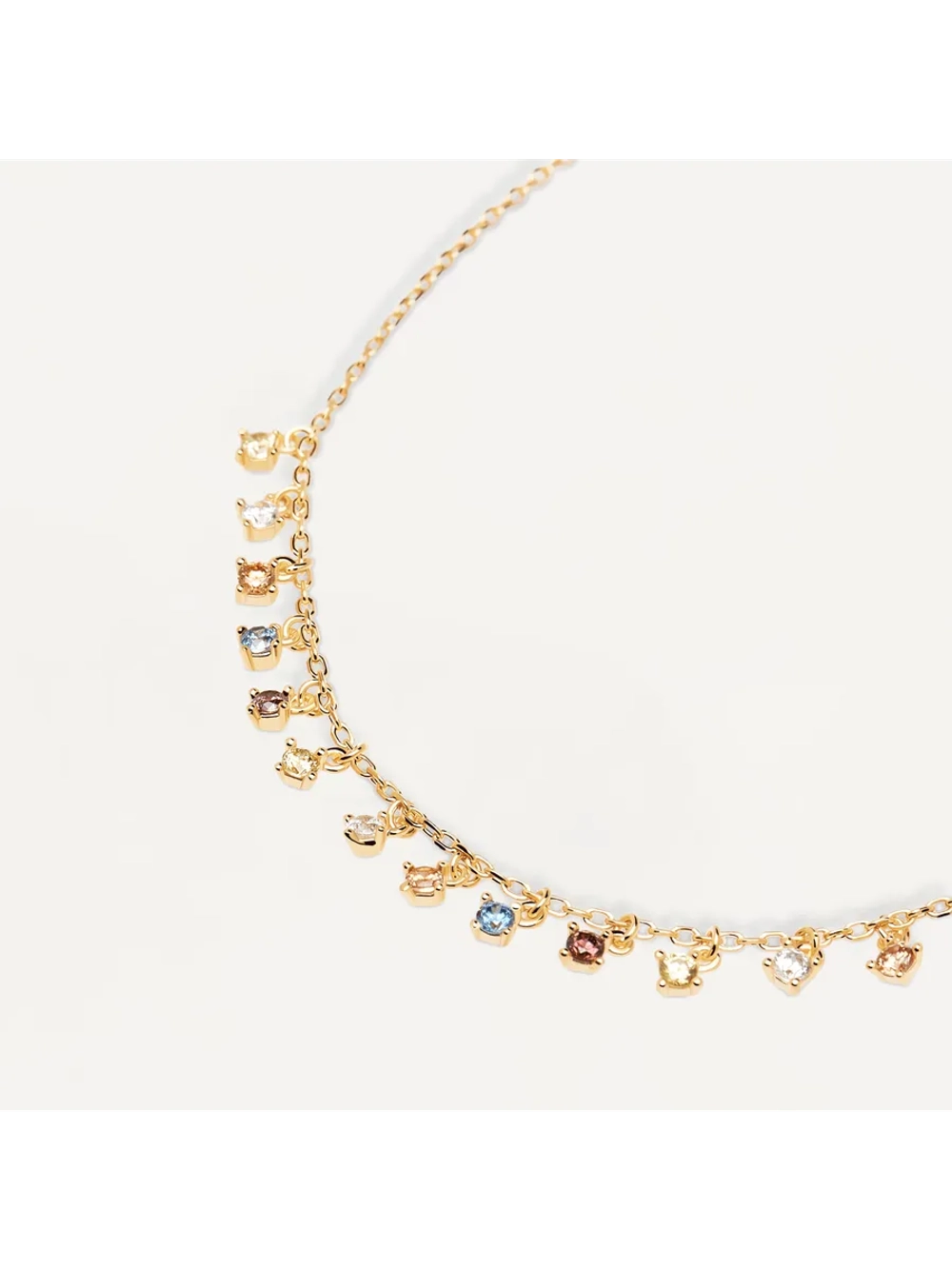 Колье Willow серебро 925 пробы покрытое золотом