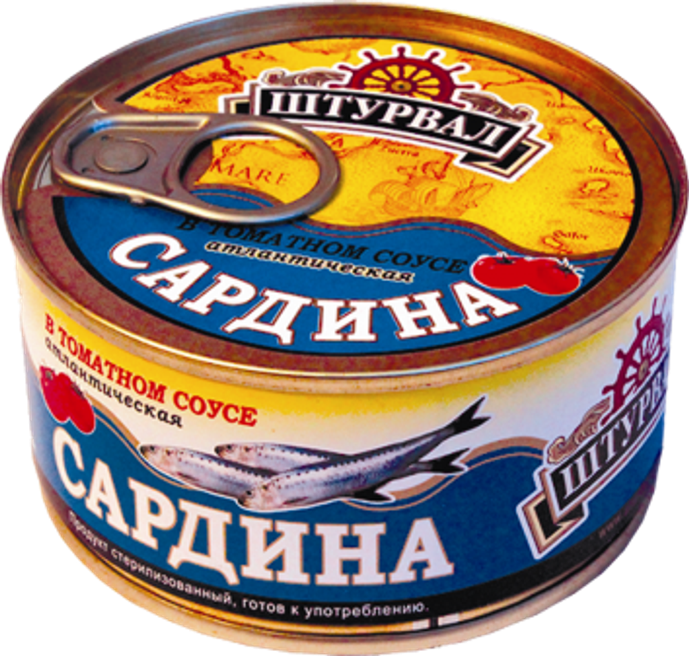 Сардина в т\с 185г (24шт)Россия ключ