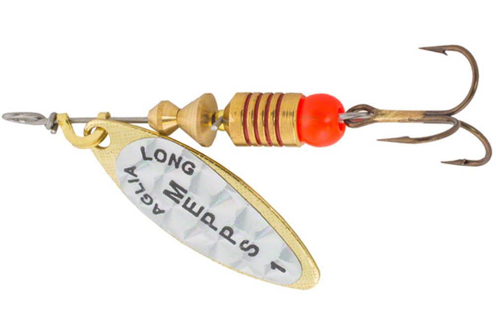 Блесна вращающаяся Mepps AGLIA LONG RAINBO, 1, Gold
