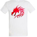 Футболка с принтом «Дракон Кираксес», цвет белый, р-р 46