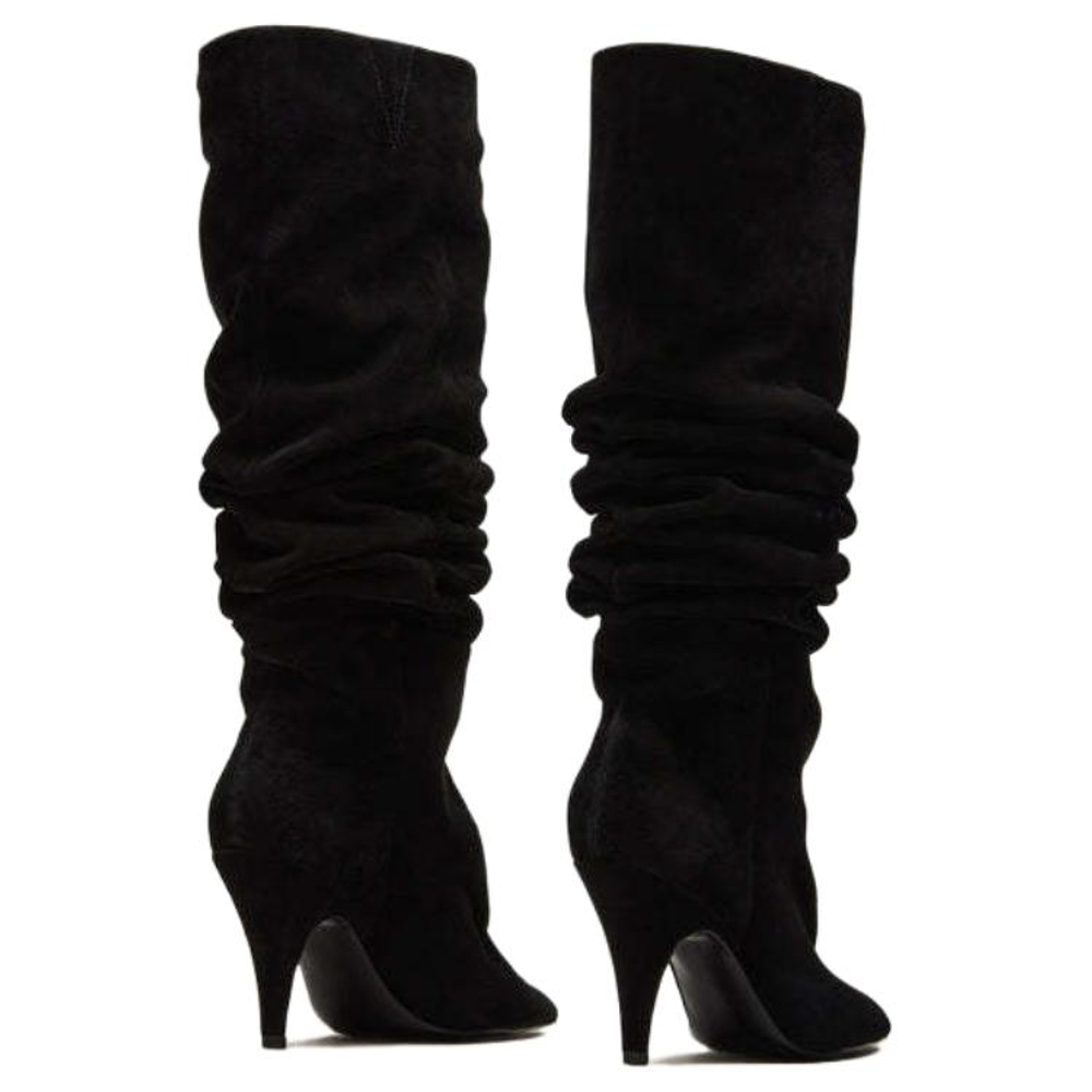 STEVE MADDEN Over the knee Boots 8.89cm Women"s Black