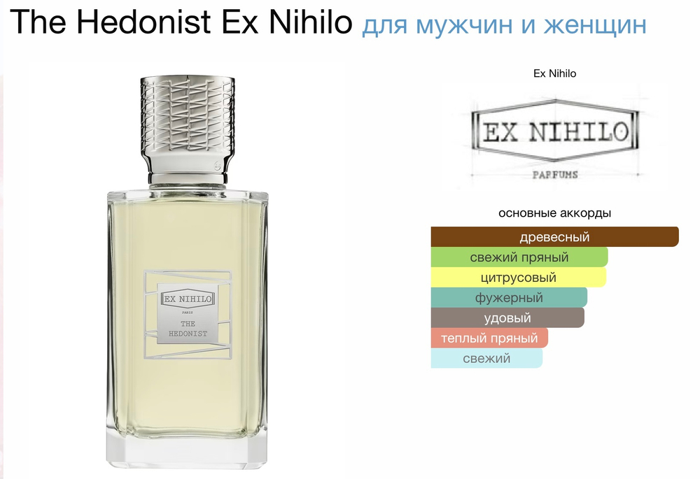 Ex Nihilo - The Hedonist (унисекс)