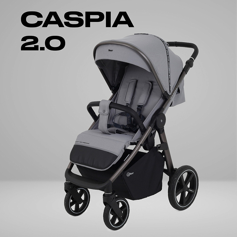 Детская прогулочная коляска Rant Caspia 2.0 2025 Grey