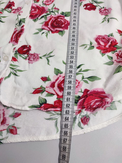 Топ H&M с цветочным принтом 42 размер