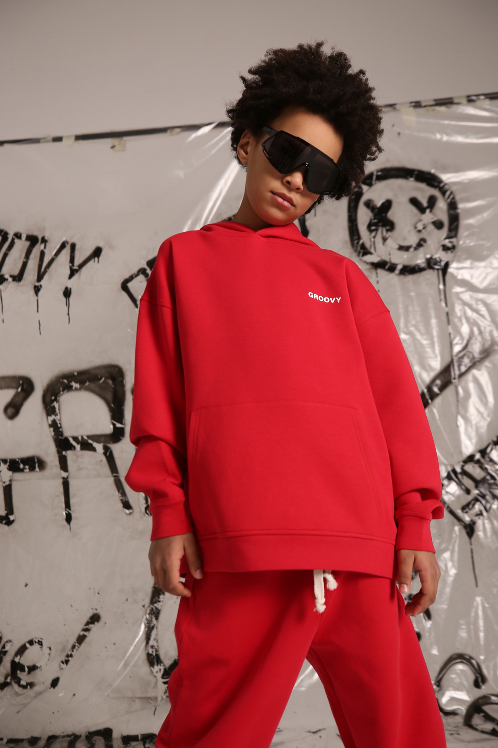 Худи GROOVY Red
