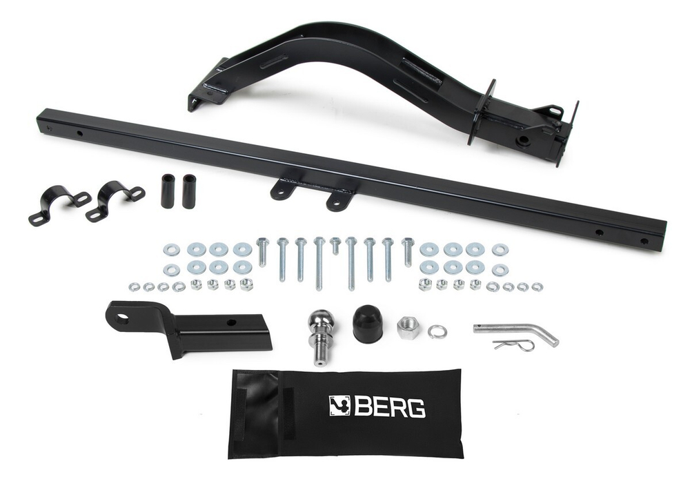 Фаркоп под квадрат c электрикой Smart для ВАЗ 2121 (Лада Нива) (искл. Urban) 1977-2021, шар E, 900/75 кг, F.6017.002