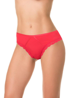 Трусы-бразилианы с пикантной задней частью (Размер: S) (Цвет: бежевый)