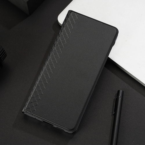 Чехол черного цвета с премиальной искусственной кожи от Dux Ducis для Xiaomi Mix Fold 4, серия Bril Series Case