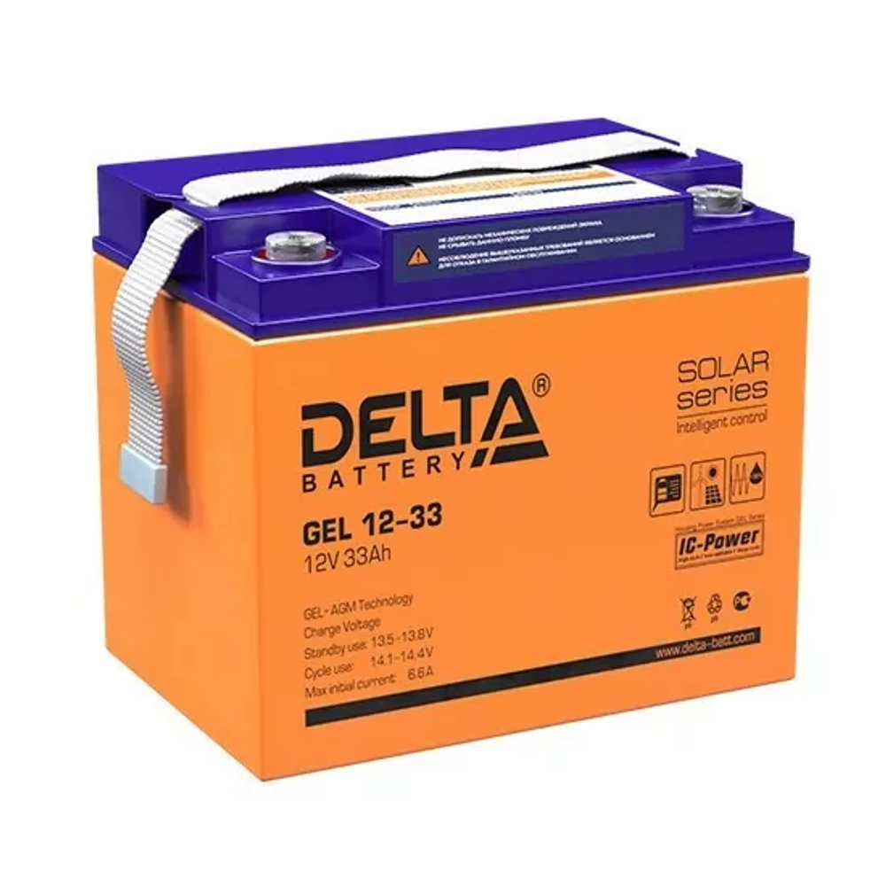 Аккумуляторная батарея Delta GEL 12-33