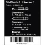Набор насадок, Bit-Check 6 Universal 1 WERA 05056474001