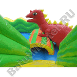 Большой надувной батут "Средневековье" 9*9*5 м