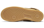 Nike Air Force 1 07 WB Flax wear-resistant non-slip high-top sneakers for men and women the same wheat color