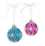 Наименование:"Новогоднее украшение "Шары""¶Артикул:№В186¶Каталог: 25 ¶Цветов: 5¶Бисер: 3 вида¶Бусины