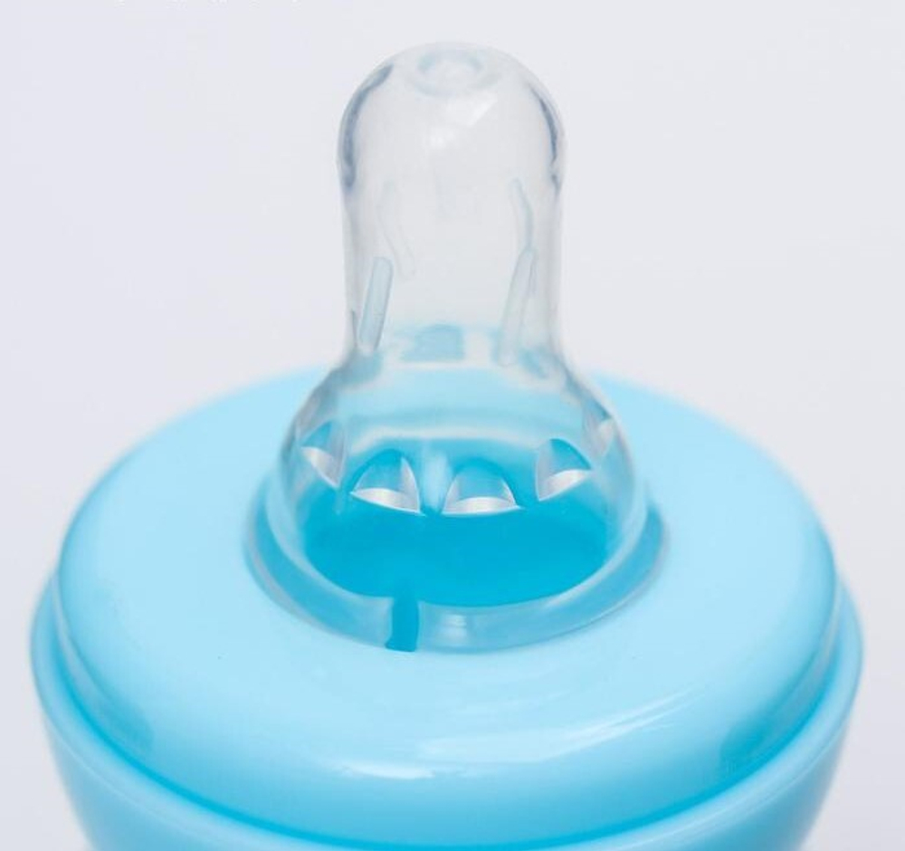4729887 Бутылочка для кормления, 60 мл., цвет голубой