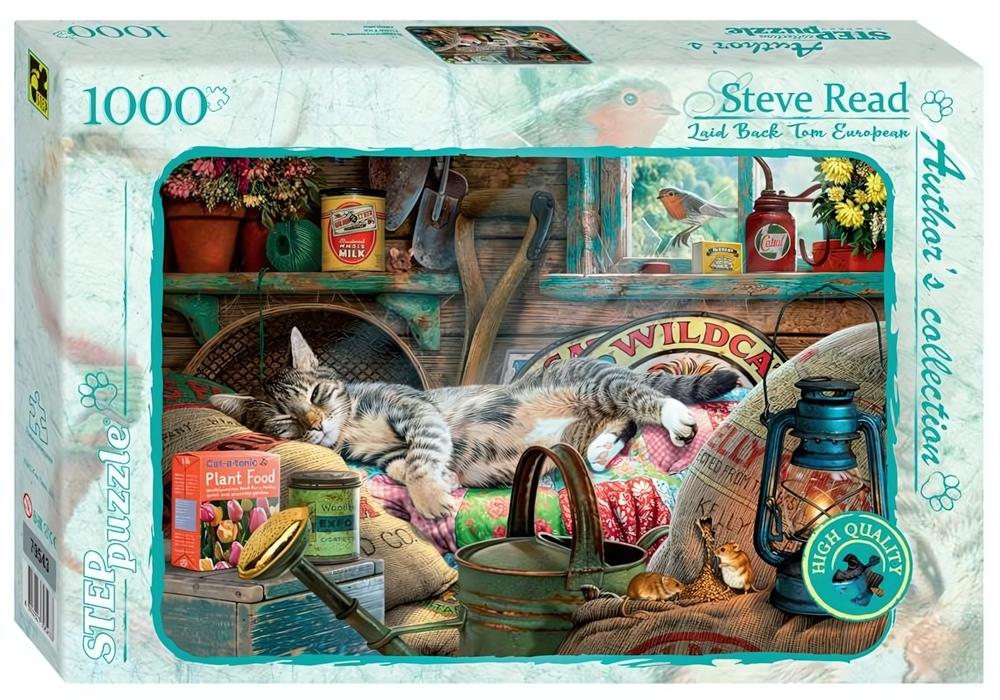 Пазл 1000эл. "Вздремнувший Том" (Авторская коллекция) (Степ пазл)