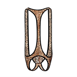 Мужские трусы джоки с леопардовым принтом Romeo Rossi RR9097-1