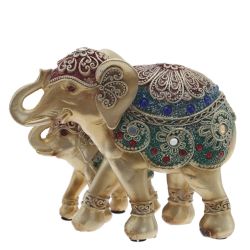 GAEM Фигурка декоративная "Слоны", L13,5 W8,5 H12 см