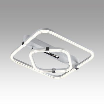 7665/64LS MITRA LED SN 64 Светильник пластик/белый LED 64Вт 3000-4000-6000K 545х505 IP20 пульт ДУ TRECKY