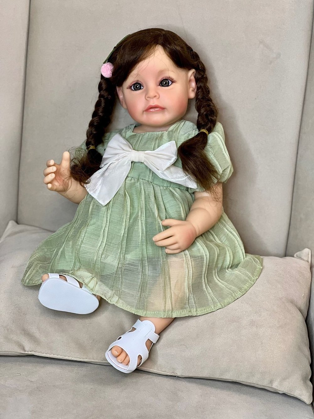 Кукла Реборн виниловая 55см в пакете (FA-381)