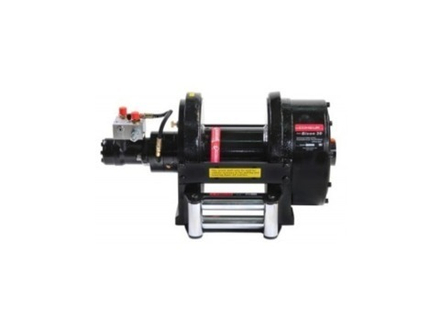 ЛЕБЕДКА ГИДРАВЛИЧЕСКАЯ BISON 15T (СТАНДАРТНЫЙ БАРАБАН) РУЧНОЙ РОСПУСК