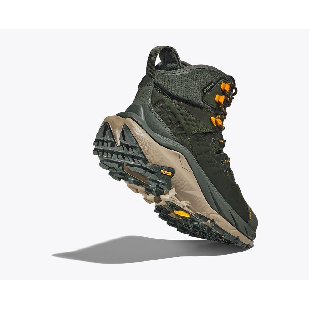 Кроссовки мужские HOKA M KAHA 2 GTX Duffel Bag / Radiant Yellow