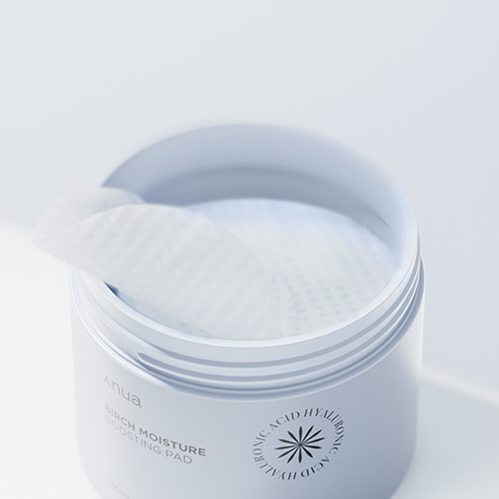 Anua Birch Moisture Boosting Pad глубокоувлажняющие тонр-пэды для лица с берёзовым соком