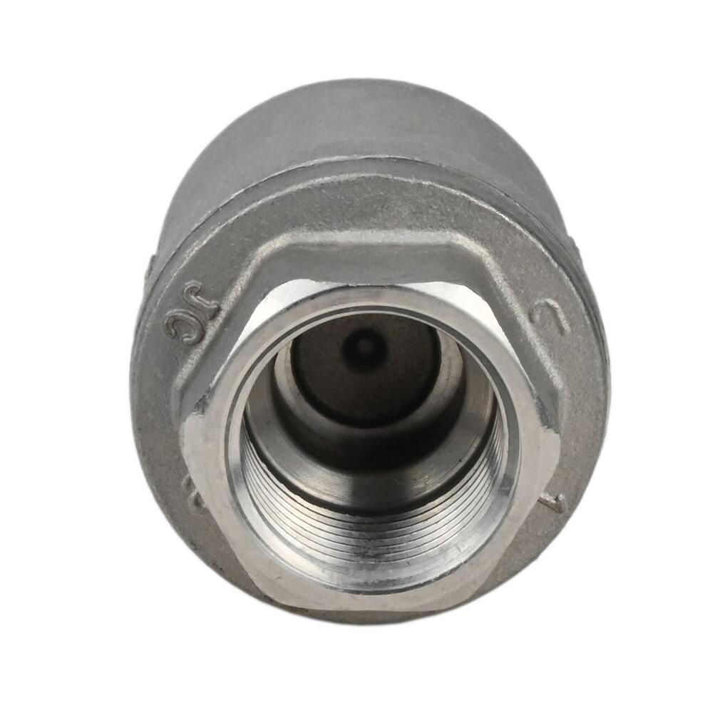 Spring check valve Elephant LSCV, body material - stainless steel AISI 316, closure element material - stainless steel AISI 316, seal - PTFE