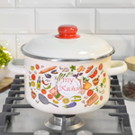 Кастрюля 4л "Моя кухня" слоновая кость