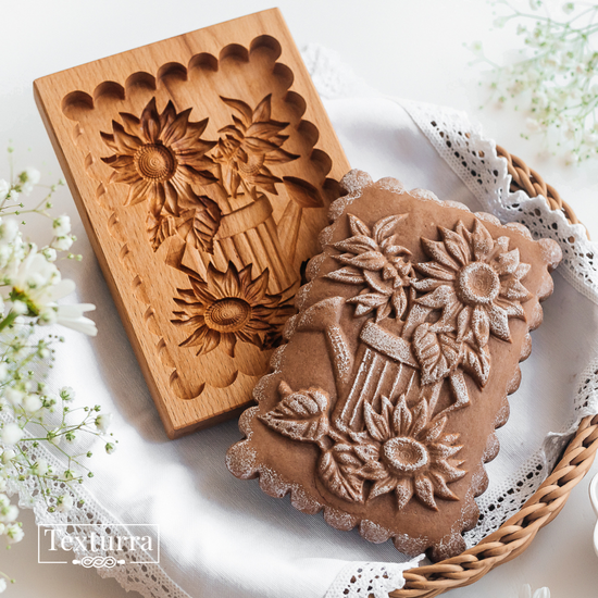 Пряничная форма Лейка с подсолнухами