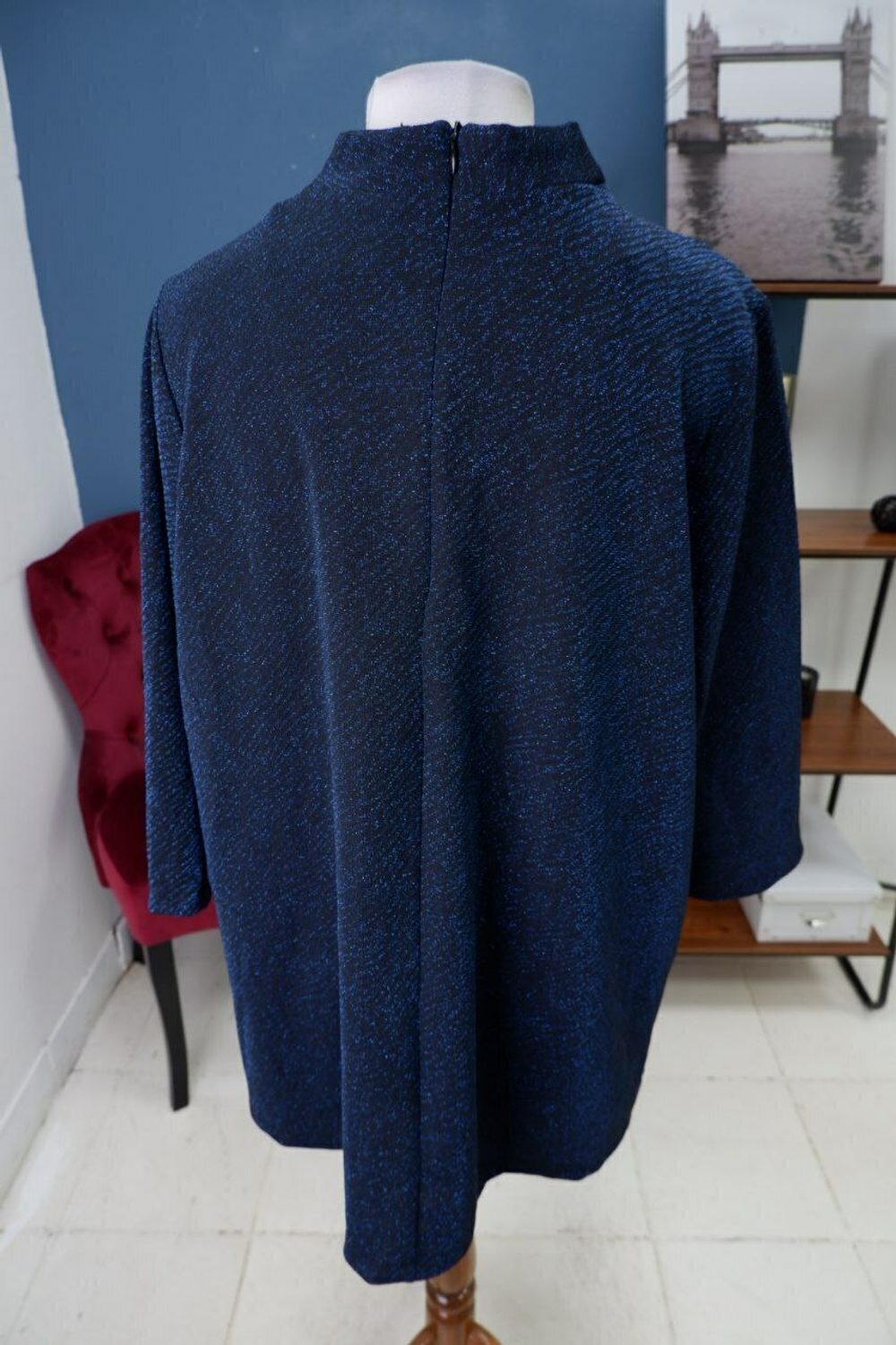 Блуза Lena Lena блестящая 54 размер