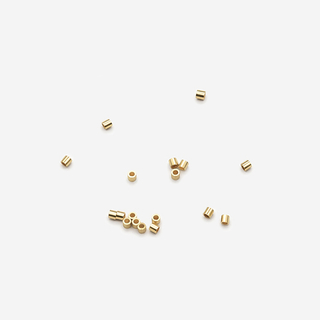 Кримпы-трубочки 1,1*1,1мм, позолота