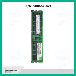 Оперативная память для сервера HP 8Gb 2Rx4 PC3-10600R DDR3-1333 ECC CL9 , 500205-071 , 501536-001 (500662-B21)