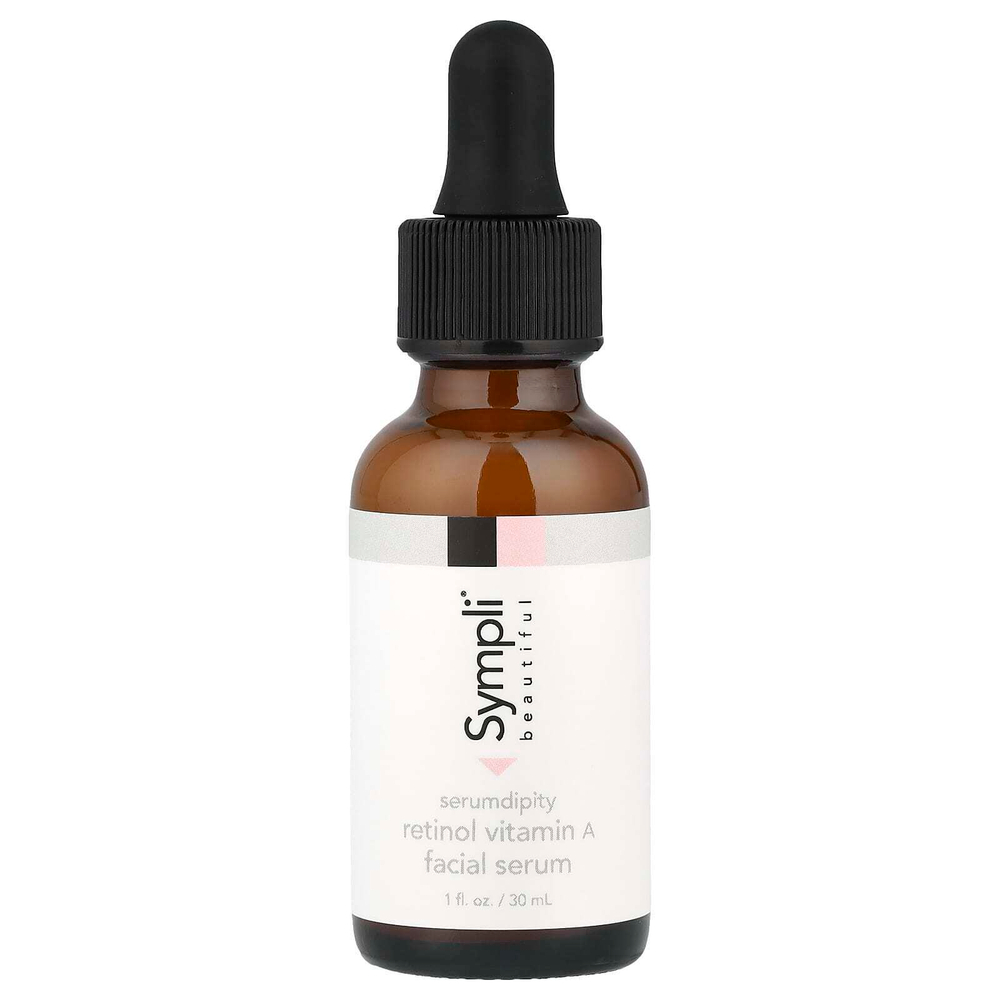 Sympli Beautiful, Serumdipity, сыворотка для лица с витамином A (ретинолом), 30 мл (1 жидк. унция)