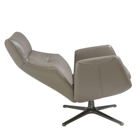 Вращающееся кресло 5092/KF-A001-M5655 кожаное с откидной спинкой Испания 