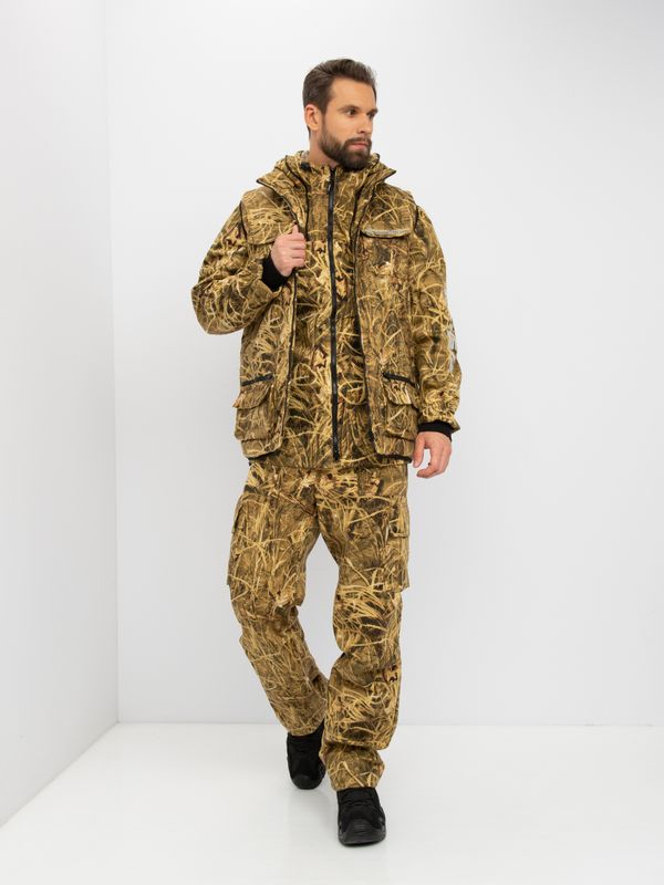 Костюм летний Тайга-3 ткань Твил-Пич цвет Камыш