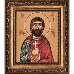 Шалва Ахалцихский мученик. Икона на холсте.