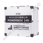 Инверторное пуско-зарядное устройство KVAZARRUS PowerBox 240i, таймер, алюминиевый кейс